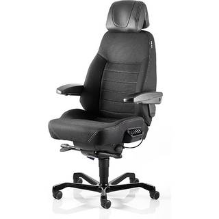 KAB Seating Executive ACS 24-timers kontorstol sort tekstil