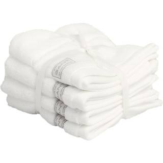 Gant Home Premium Håndklæder 30x30 Cm 4-pak e - Håndklæder & Badelagner Økologisk Bomuld Hvid - 852012401-110