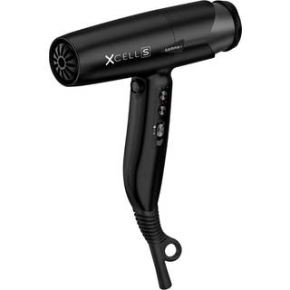 GAMMA+ Hårstyling Hårtørrer Xcell S Black - ultralet med digital motor og ionteknologi 1 Stk. (2.933,00 kr / 1 stk.) - 1 Stk.