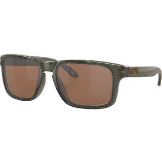 Oakley Mand OO9102 HOLBROOK 9102W8 Solbriller O_matter Grøn Brun Firkantet Polariseret Prizm