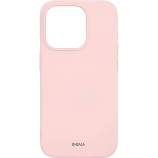 ONSALA Phone Case with Silicone Feel MagSeries Chalk Pink - iPhone 15 Pro