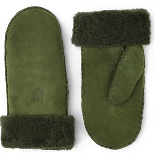 Hestra Sheepskin Mitt Handsker størrelse 7 farve olivengrøn