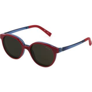 Sting SSJ693 with Clip-On Børn Polarized 6QRP 44 Briller Børn Rød - Red Transparent Blue - 44mm