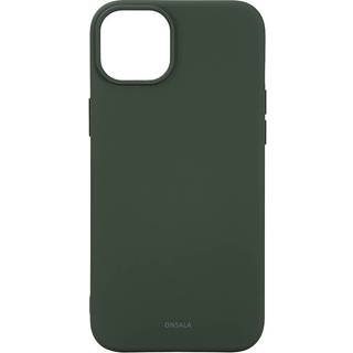ONSALA Phone Case with Silicone Feel MagSeries Olive Green - iPhone 15 Plus