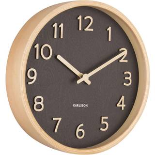 Karlsson Pure Vægur KA5851BK - Unisex - 22 cm - Quartz