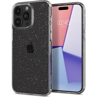 iPhone 15 Pro Spigen Liquid Crystal Glitter Cover - Gennemsigtig