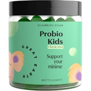 Great Earth Probio Kids, Pærer, 60 Gummier