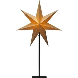 Papirstjerne metalfod højde 80 cm - Beige