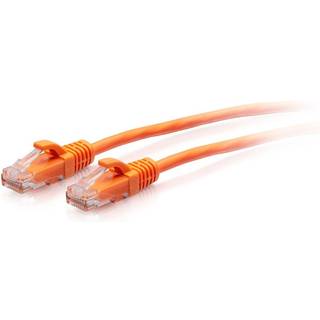 C2G 5FT/1.5M CAT6A SLIM PATCH 28AWG ORANGE