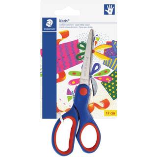 STAEDTLER hobby saks 17 cm Staedtler hobby saks. 17 cm. Gedigen kvalitet med bløde ergonomiske greb og rustfri klinger.
