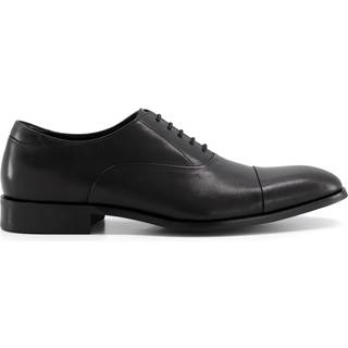 Dune London Dune London Black Standard Fit Secrecy Oxford Toe Cap Lace-Up Shoes