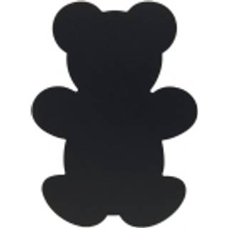 Securit chalkboard bamse Silhouet 30x40cm sort