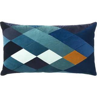 Christina Lundsteen Cushions - 'Emma' cushion, blue in blue Velvet