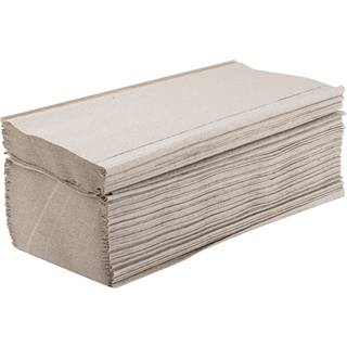 Håndklædeark V-fold 1-lag Natur 25 x 23/11,5 cm, 5000 stk