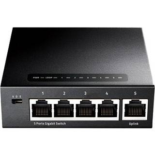 Cudy GS105 netværksswitch Gigabit Ethernet (10/100/1000) Sort