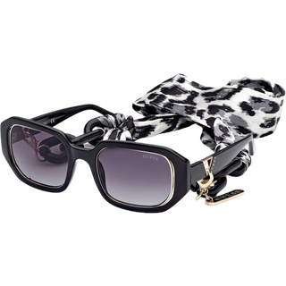 Guess Kvinde GU7817 01B Solbriller Injiceret Sort Røg Geometrisk Normal Skygge