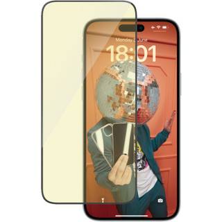 PanzerGlass Eyecare Screen Protection iPhone 15 Plus | Ultra-Wide Fit w. EasyAligner