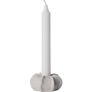 ERNST Ernst lysestage stentøj Ø7,5 cm Naturhvid