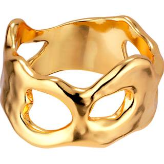 Jane Kønig Medium Butterfly Ring 18 kt. Forgyldt Sølv MBR-HS23-G-54 - Dame - 925 Sterling Silver