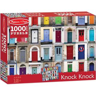 Melissa & Doug 1 000-stykke knock knock Doorways Jigsaw Puzzle (29 x 23 tommer)