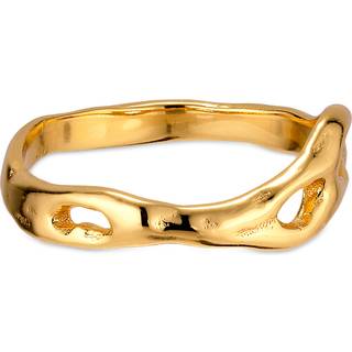 Jane Kønig Small Butterfly ring i forgyldt