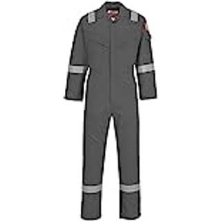 FR antistatisk kedeldragt 350g - Grå (Størrelse: 4XL)