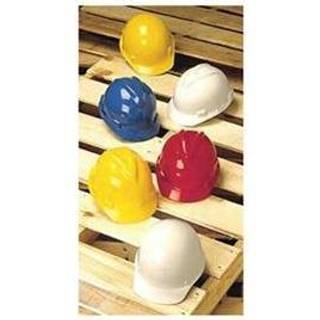 MSA r?d polyethylen cap stil h?rd hat med 6 punkts skraldesuspension