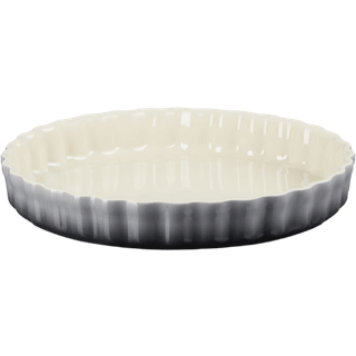 Le Creuset Tarte-Form Steinzeug Flint Grau 28cm
