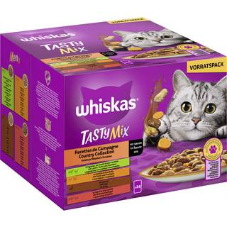 Whiskas TASTY MIX Vådfoder til katte Country Collection i sauce Portionspose 45.07 DKK/1 kg