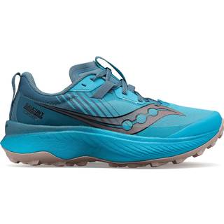 Saucony Endorphin Edge Str. 40 - Blå Trail Løbesko til Dame med Carbonplade & Rock Guard