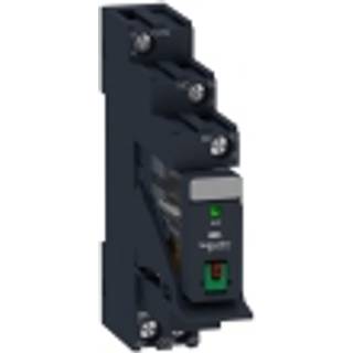 Schneider Rxg relæ m/sokkel+led+test 1c/o 24vac