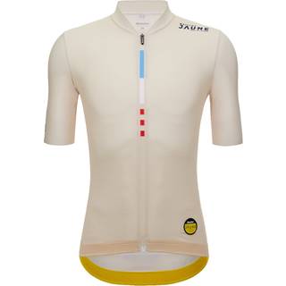 Santini MJ M. Ventoux S/S Jersey Cykeljersey Herrer størrelse M farve beige