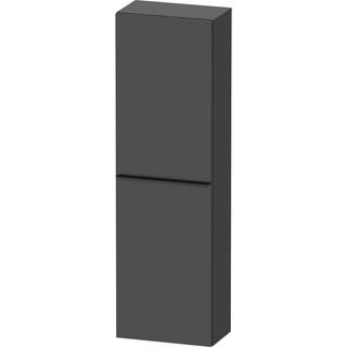 Duravit D-Neo halvhøjskab, mat grafit, 400x240x1320 mm