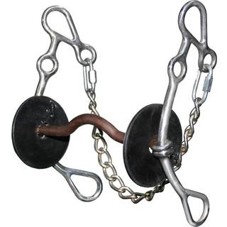 Circle Y Reinsman Josey Go -Around Combination Bit for Horse - 5 """" Mund - Fase C