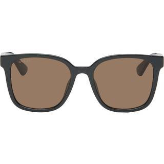 Gucci GG1346SK Asian Fit 005 56 Solbriller Mænd Black - Black - 56mm
