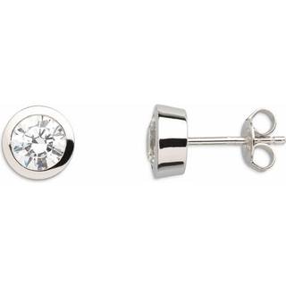 XENOX Ohrstecker - Silver Circle Zargenfassung - XS7028 - silber