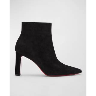 Christian Louboutin Suprabooty 85 suede ankle boots - black - EU 35