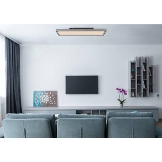 Jessy LED-loftlampe, 80x20cm med fjernbetjening