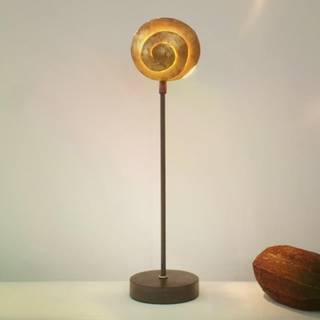 Flot bordlampe Schnecke Gold i jern