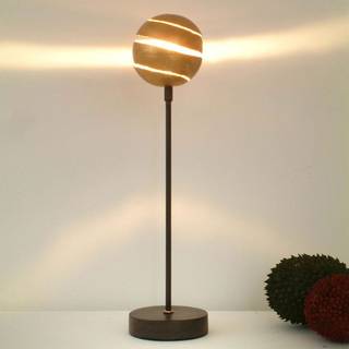 Dekorativ bordlampe KUGELBLITZ GOLD i jern