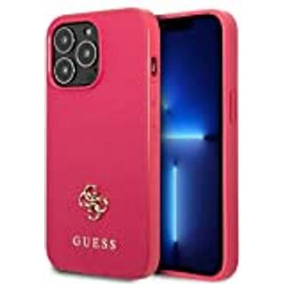 Guess Saffiano 4G cover til iPhone 13 Pro / 13 - pink