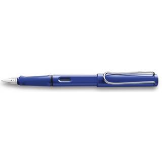 Lamy Safari Fountain Pen - Elegant Design Cool Pens Best Pens til glat skrivning af journalføring og kalligrafi - Blue Medium Point Pen
