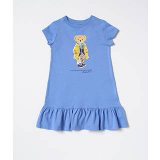 Polo Ralph Lauren Kids Polo Bear cotton dress - blue - Y 1,5-2