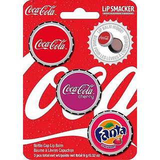 Lip Smacker Coca Cola Læbepomade 5 stk dufte Original, Cherry & Fanta 9 g - 9 g