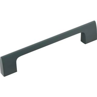 Amerock | Kabinettræk | Matte sort | 5-1/16 tommer (128 mm) Center-til-centre | Riva | 1 pakke | Skuffet træk | Skuffehåndtag | Skabshardware