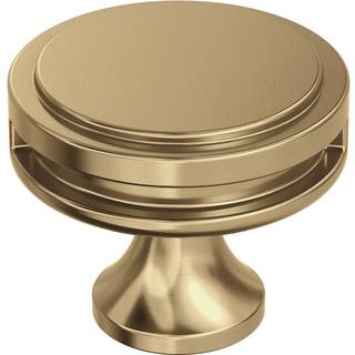 Amerock | Kabinetsknap | Champagne Bronze | 1-3/8 in (35 mm) Diameter skuffe Knap | Oberon | Køkken og badhardware | Møbler hardware