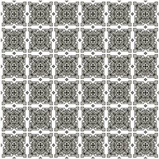 Magic cover premium kl?bende vinylkontakthyldeforing og skuffeforing 18 """" X9 'Julien sort og hvid