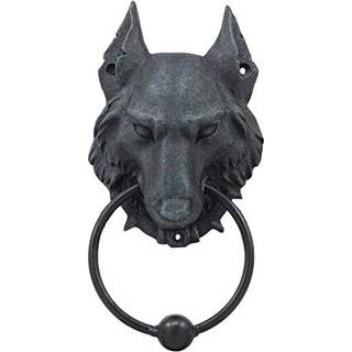 Pacific Giftware 8,5 tommer Evil Wolf Gargoyle Resin Door Knocker Statue Figur