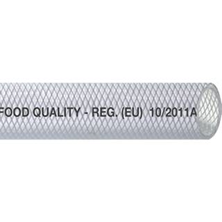 Ferskvandsslange Hoses Technology RETIN/TR, polyesterarmeret-PVC, Food Quality, 6 mm (1/4"), 5 meter, transparent