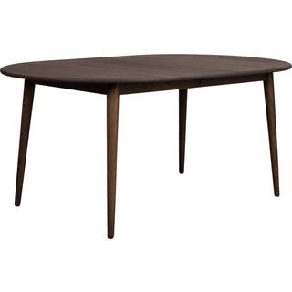 Rowico Tyler spisebord ovalt (L170 x B105 x H74 cm, inkl. 1 tillægsplade L40cm, brunolieret eg)